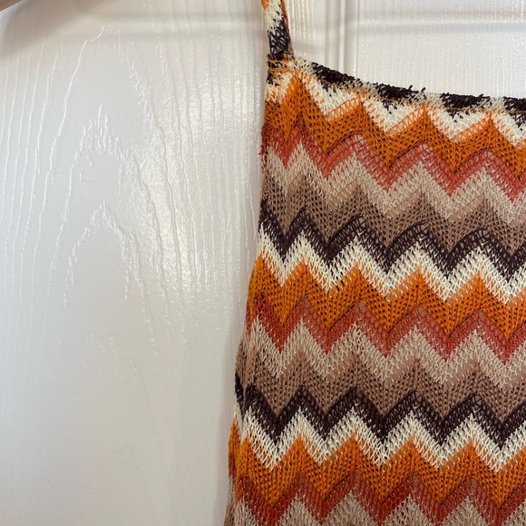 House of Harlow 1960 X Revolve Missy Dress in Rusty Chevron - Picture 3 of 6